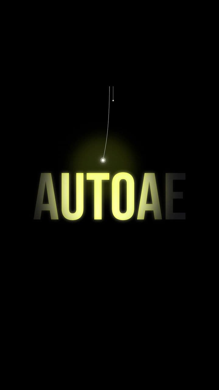 Swinging Light Typography Reveal | Illuminated Headline Animation