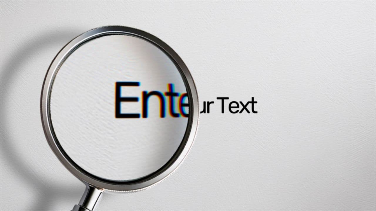 Magnifying Text Reveal Animation | Focus-In Effect with 1 Key Phrase