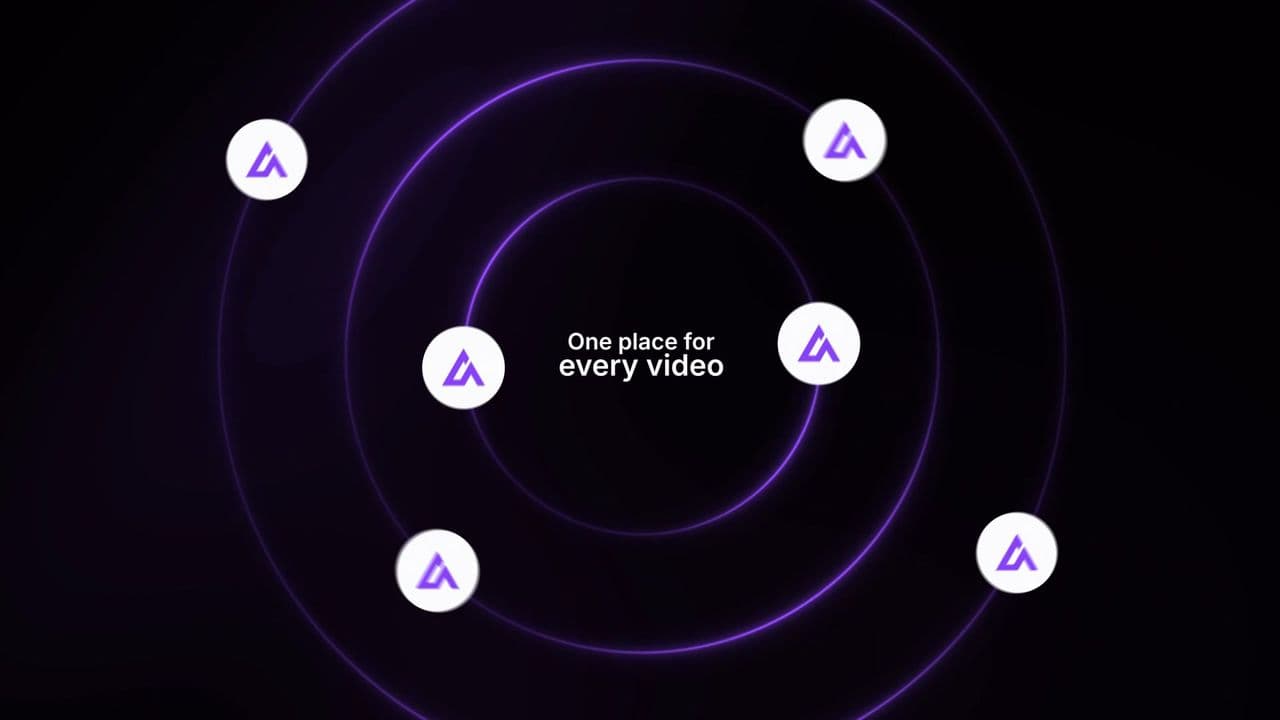 Phone Mockup and Search Bar Promo | Logo Orbit | Purple