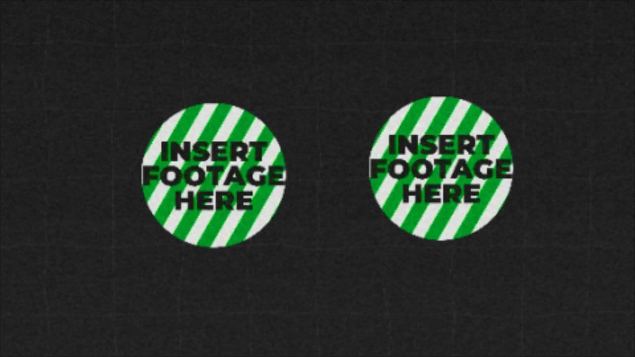 Two Logos Sliding in Sync