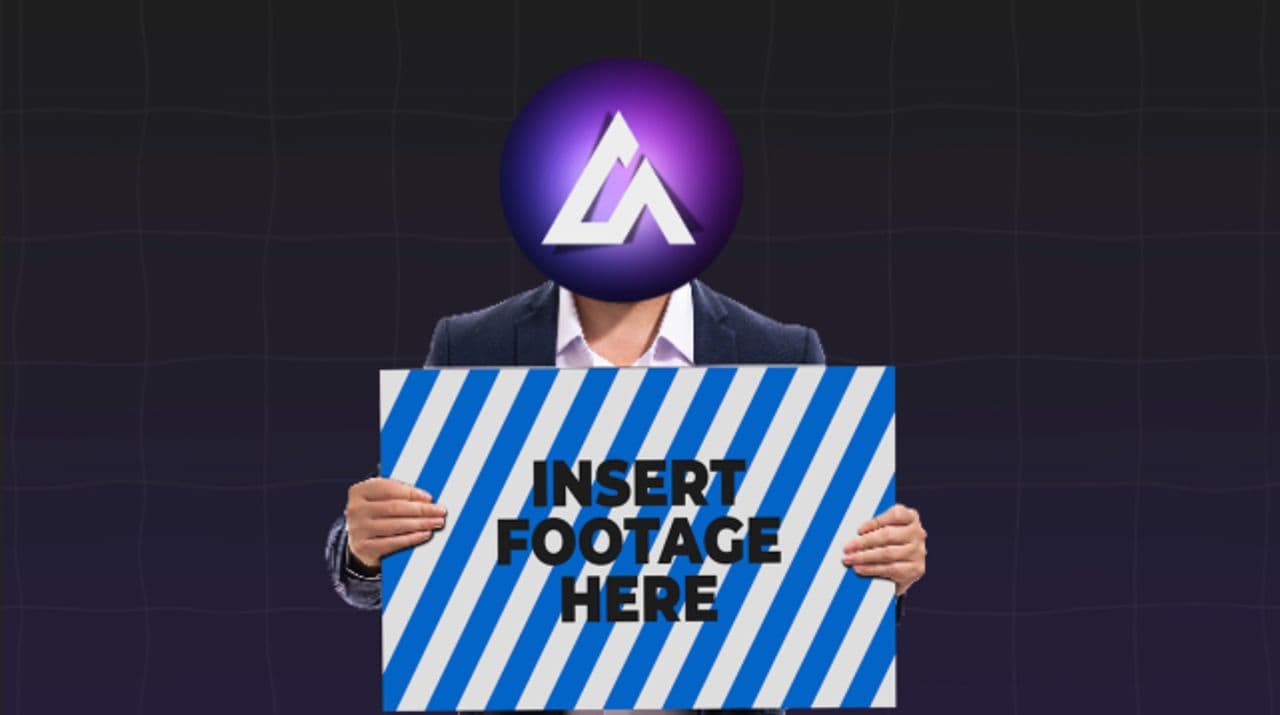 Animated Character | Holding Large Poster Mockup
