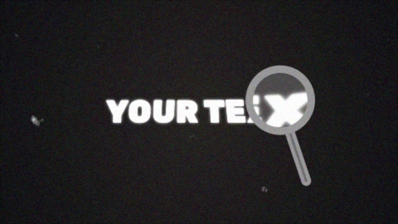 Magnifying Text Animation