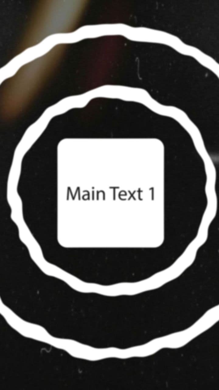 template Minimalist Wavy Text Reveal preview