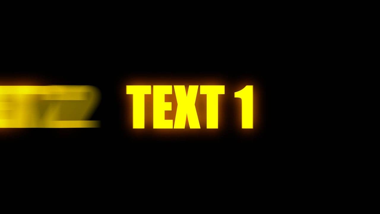 Dynamic Gold Text Transition with Reversal Effect