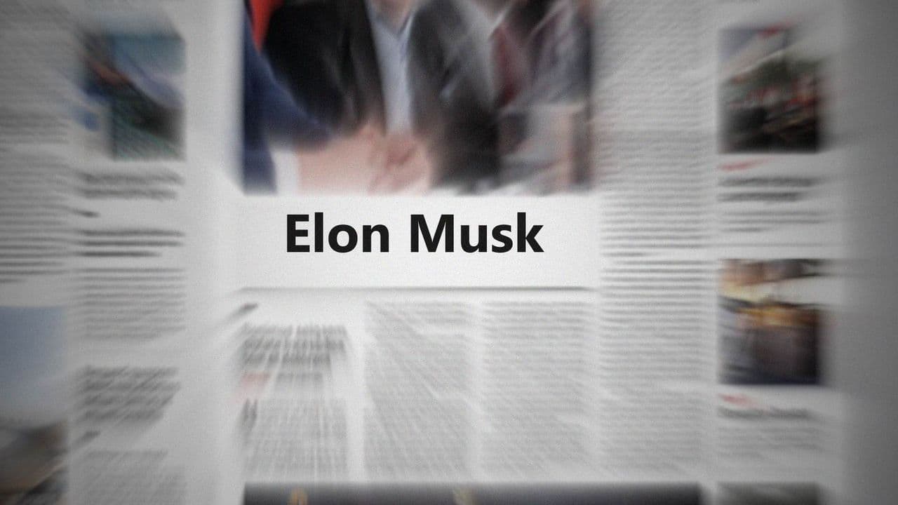Radial Zoom Newspaper Title Animation