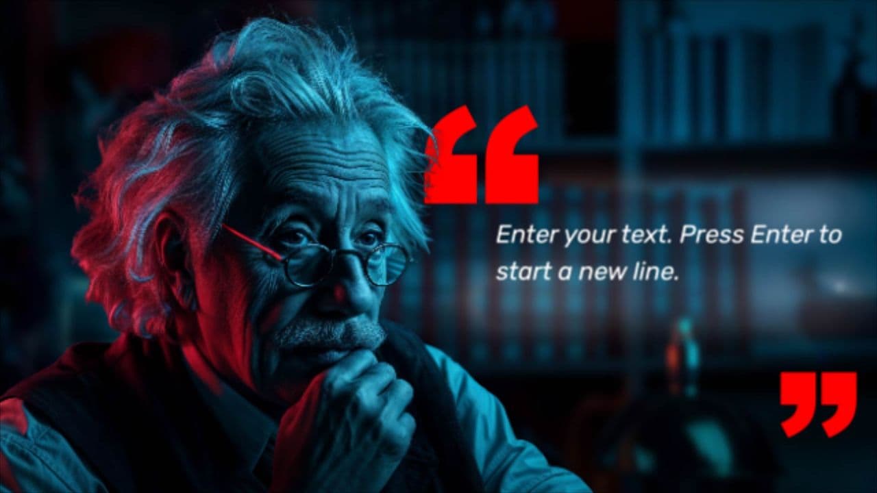 Dramatic Quote Animation | Einstein