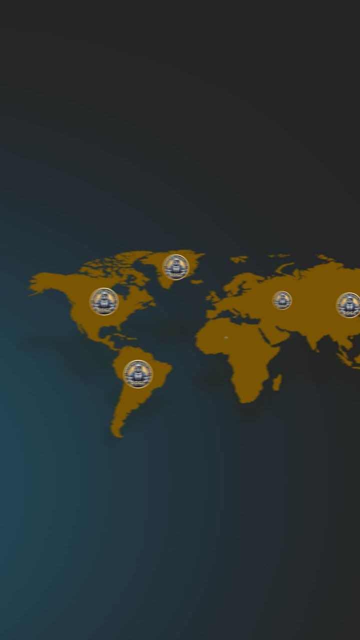 template Animated World Map to Title Reveal Transition preview