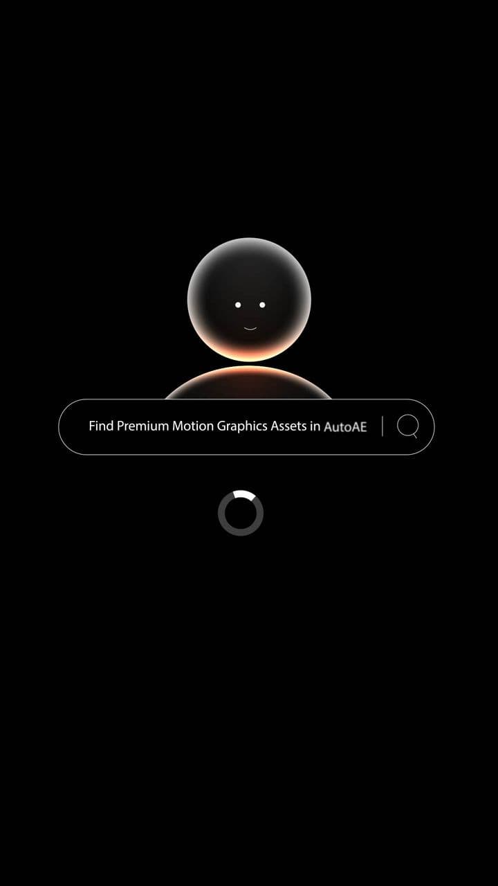 template 0X100x Style Glassmorphism Search Bar Reveal preview
