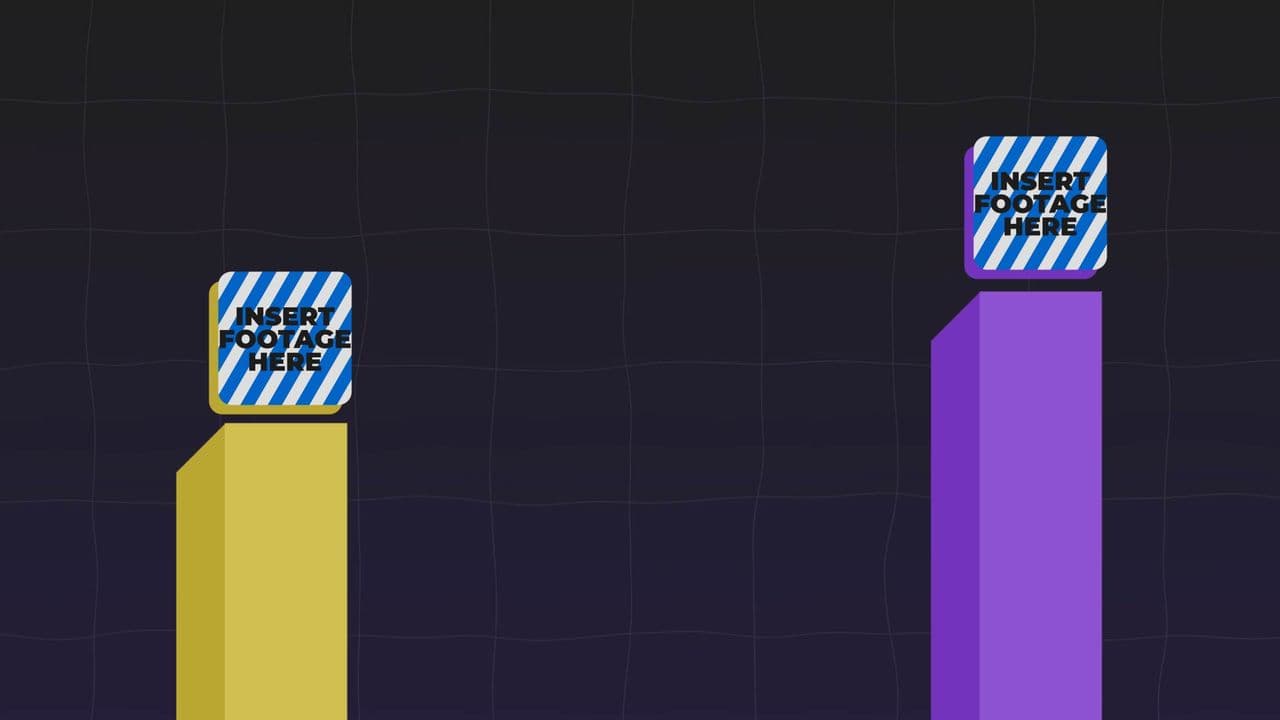 Rising Bar Chart 2 Logo Reveal