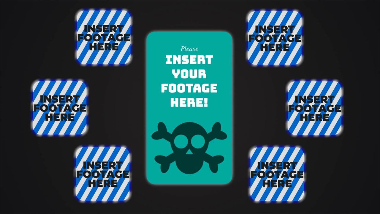 Rotating Image with 6-Logo Reveal and Alert