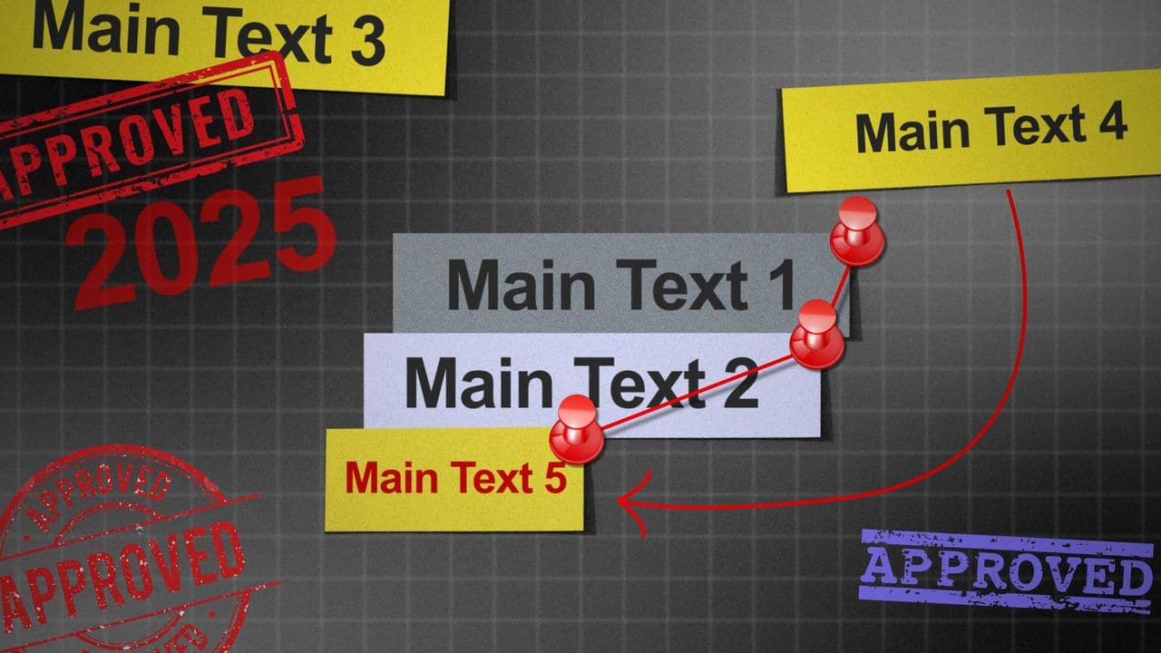 Investigation Board Reveal: 5-Text