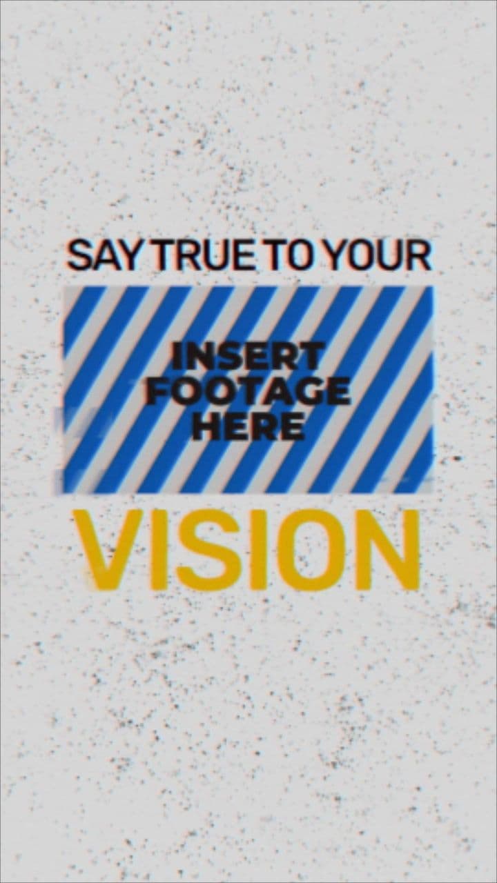 Dynamic Text Reveal with Motion Footage Placeholder
