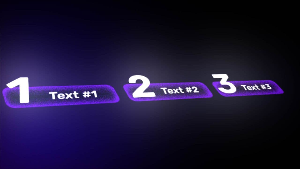 3-Step Animation with 3D Effect