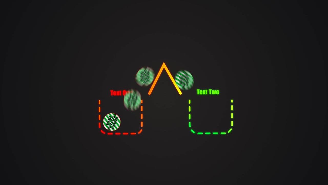 Dynamic Ball Drop with Customizable Text Frames