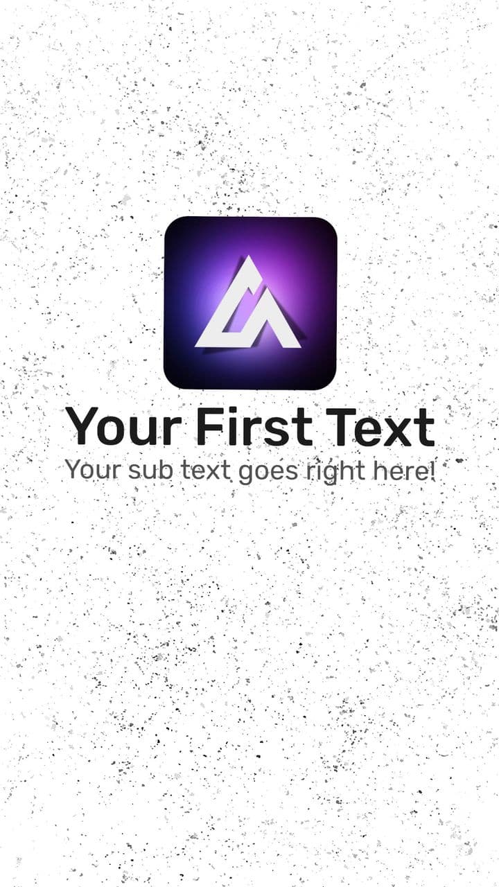 Logo Pop-Up with Subtitle Animation