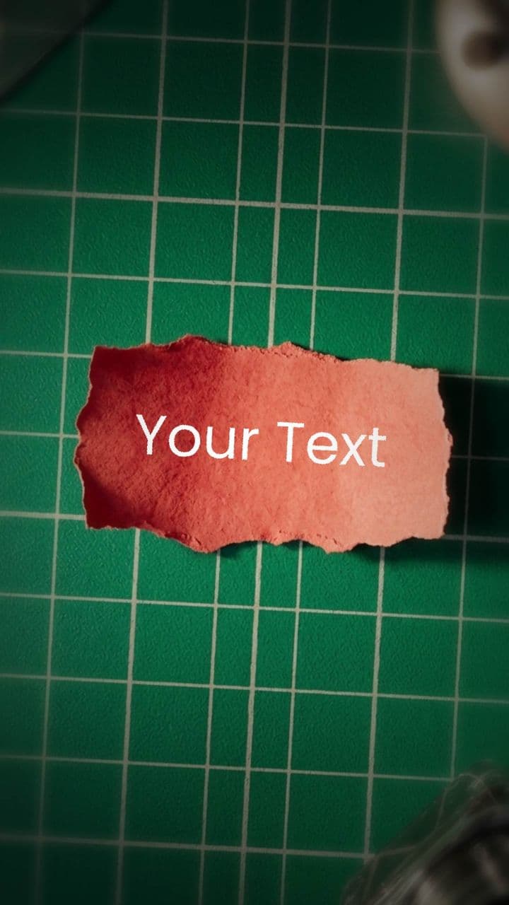 Torn Paper Text Reveal
