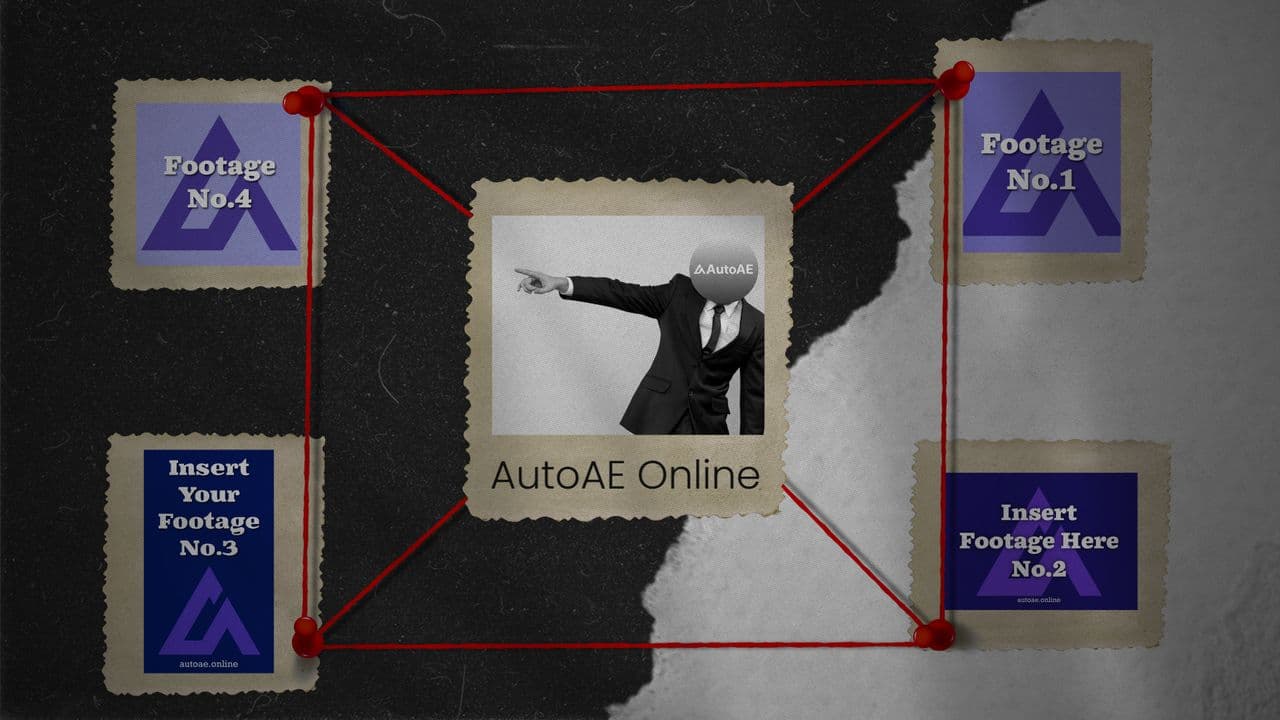 template Mystery Evidence Board preview