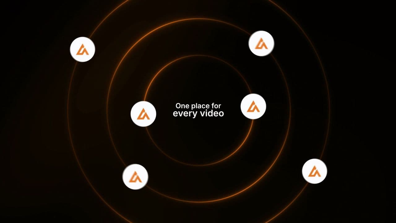 Phone Mockup and Search Bar Promo | Logo Orbit | Orange