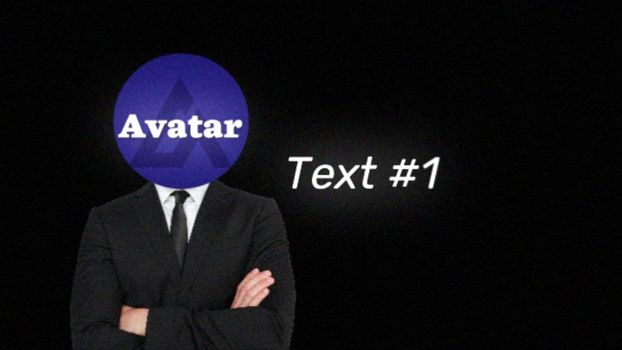 3-Point Character Animation with Dramatic Text Reveal