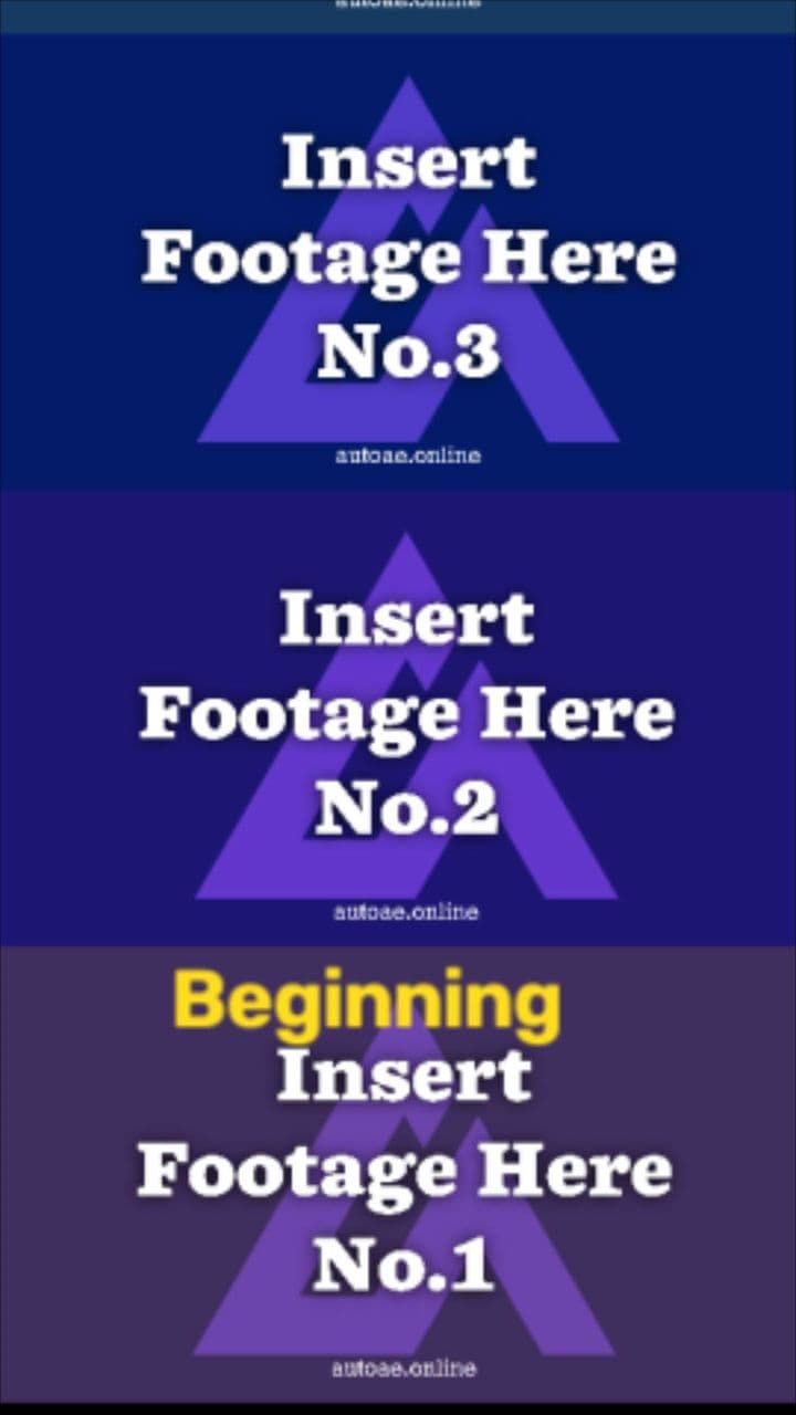 template Vertical Process Showcase Animation (5 Steps from Beginning to End) preview