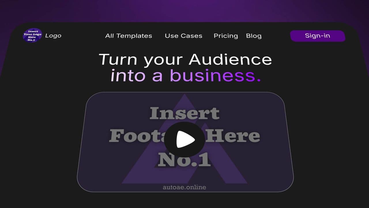 SaaS Launch Video 3D Movement Website Mockup Gallery