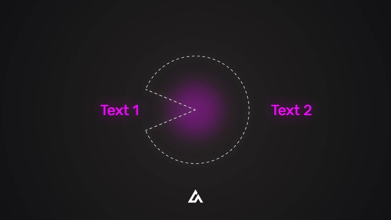 template Animated Pie Chart Comparison – Highlight 2 Perspectives with Contrast preview