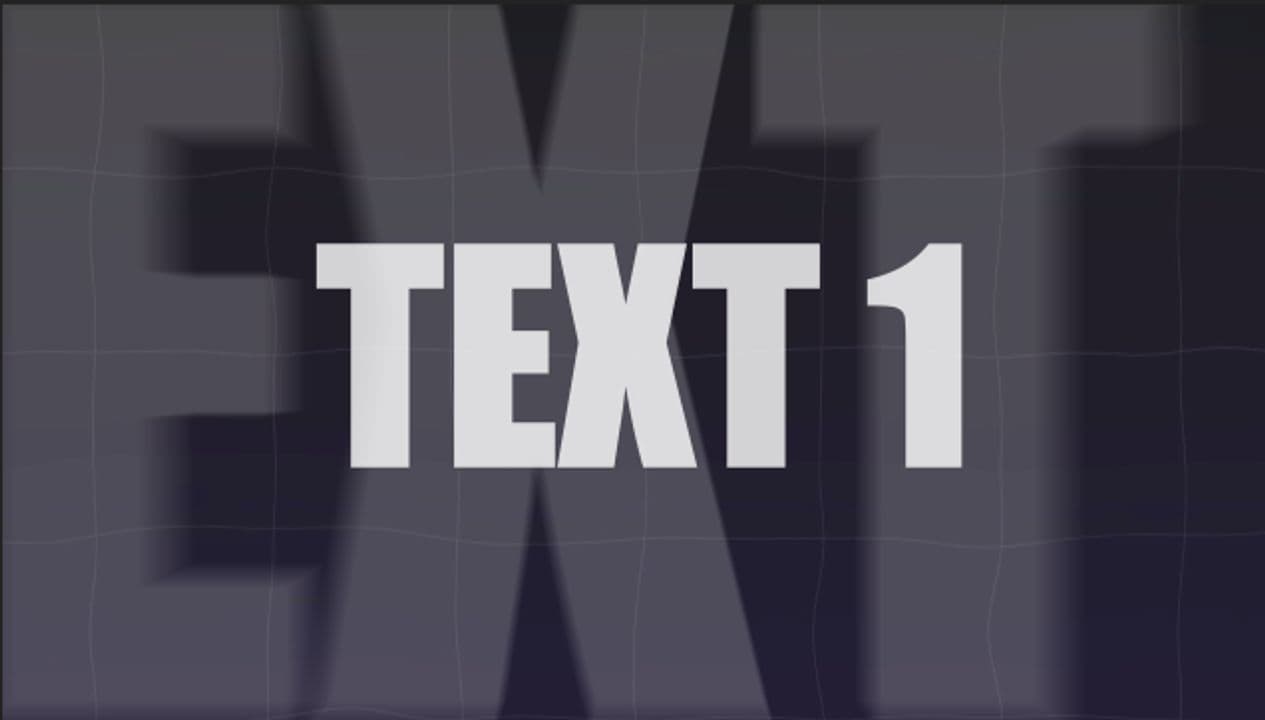 5-Text Bow Pop-Up Sequence