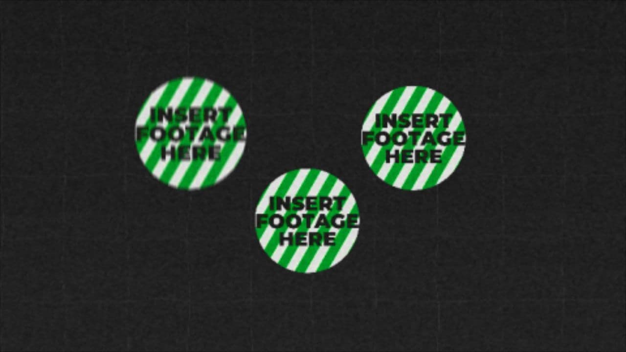 Three Logos with Coordinated Slide-In Effect