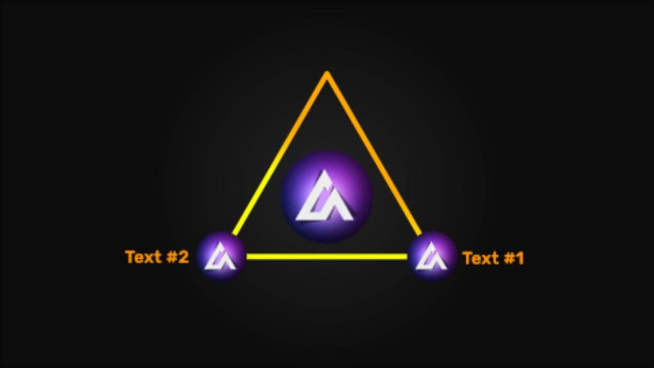 Triangle Video Flowchart | Modern Animated Process Visualization
