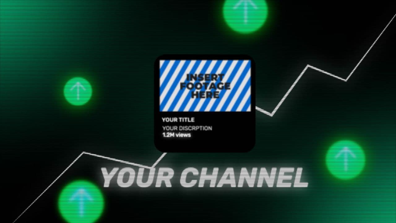 Growing Channel Mockup with 1 Footage