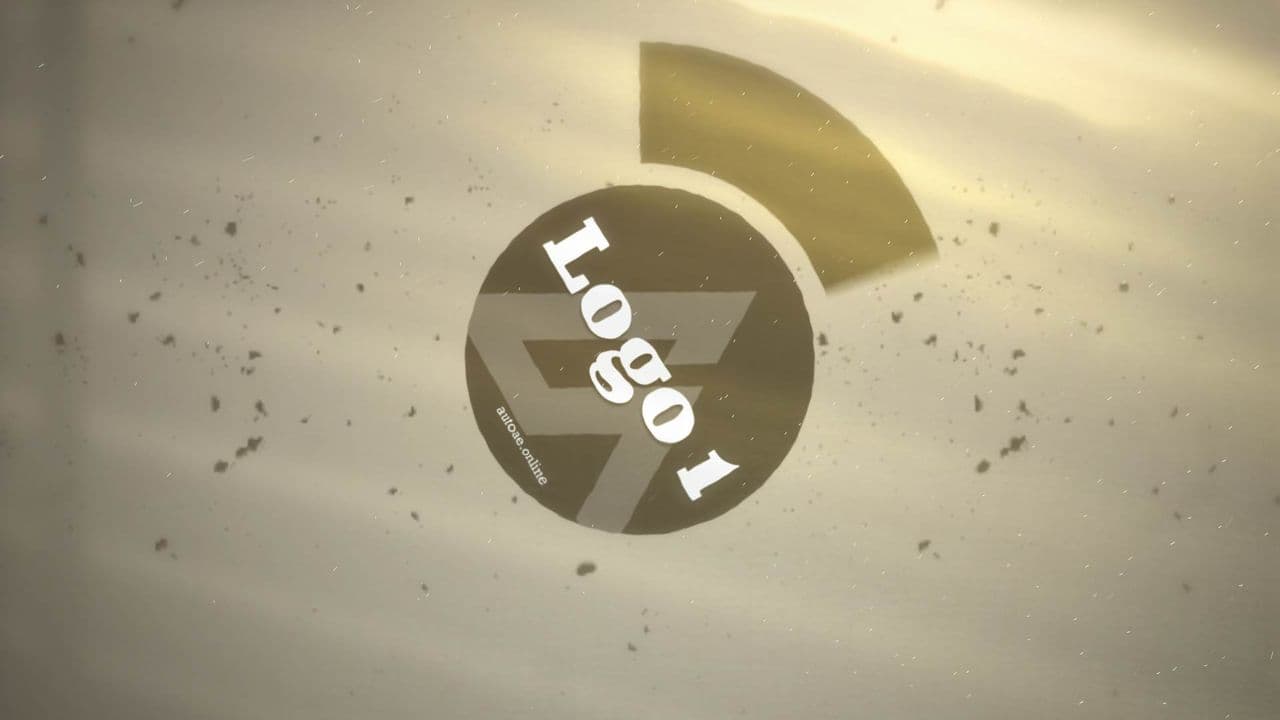 template Vintage Grunge Logo Reveal preview