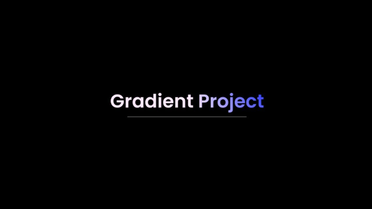 Paris Olympic Style Gradient Text Effect