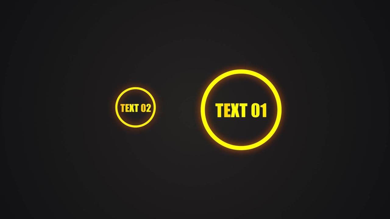 Golden Glow Text Shift