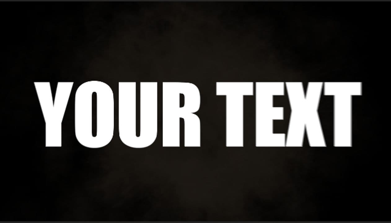 Classic Zoom-in Text Effect with Quick Focus