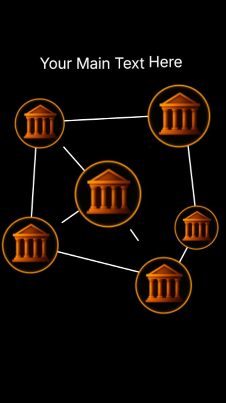 Animated Mind Map Graphic with Logos & Title Reveal