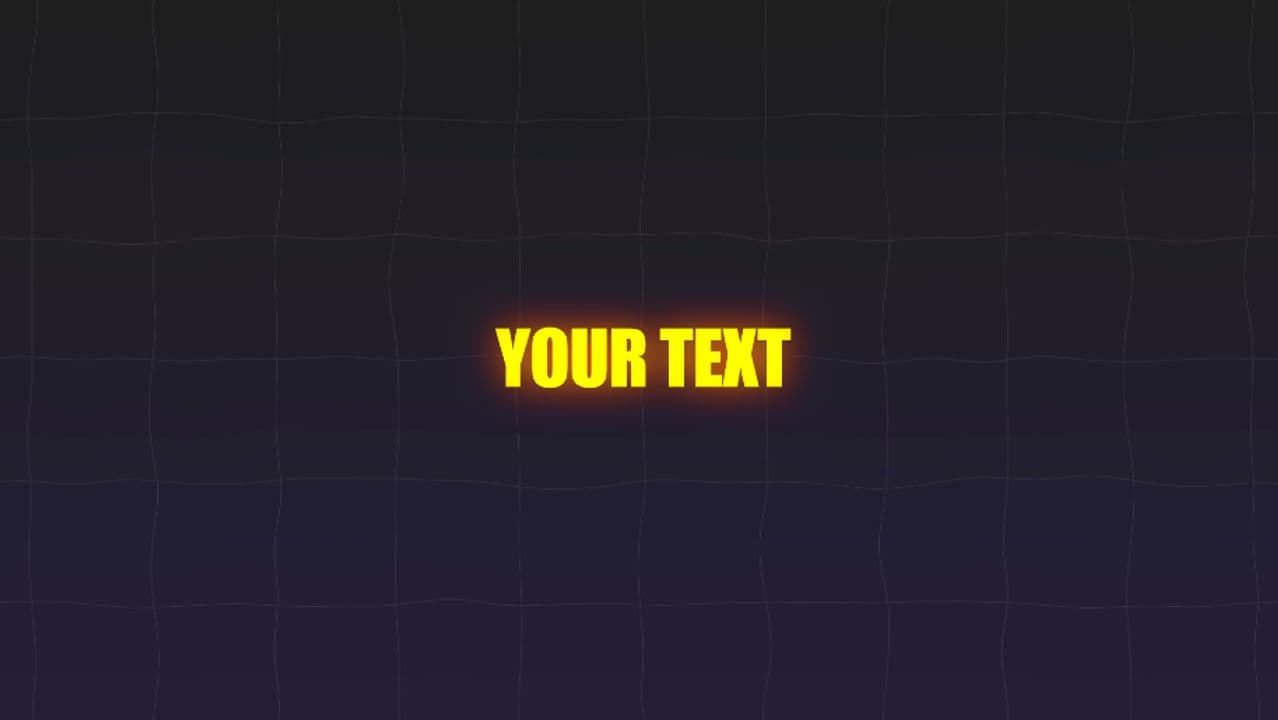 5 Glowing Text Pops | Staggered Reveal