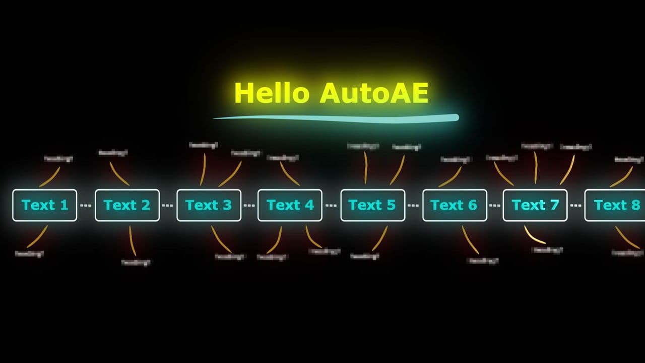 Sequential Flowchart Video | 8-Key Point Transition Clip