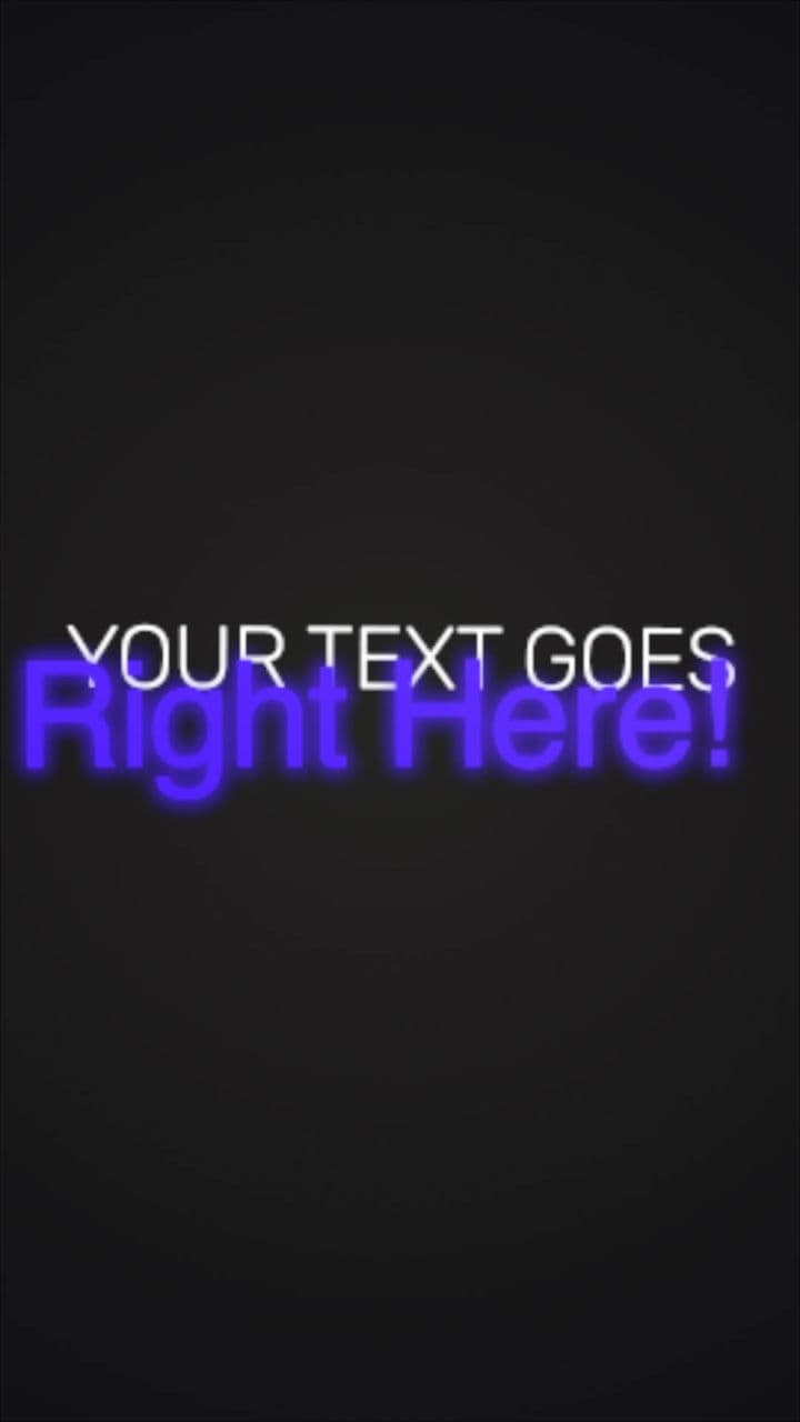 template Dynamic Text Animation with Color Transitions preview