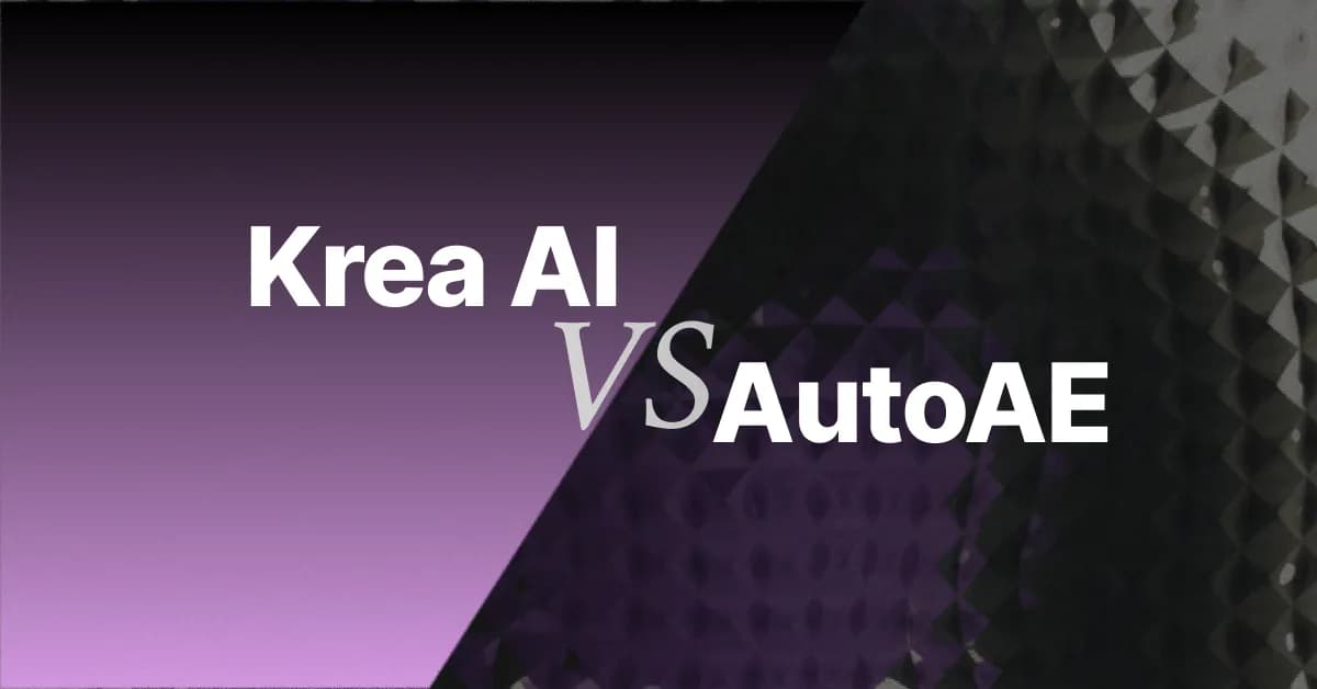 Krea AI vs AutoAE (2026): Multi-Model Generator Agent vs Motion Agent — When Each One Wins