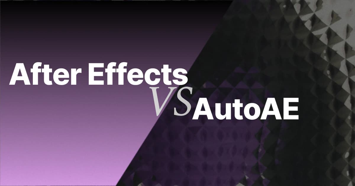 After Effects vs AutoAE: Which One for Short-Form Motion Graphics?