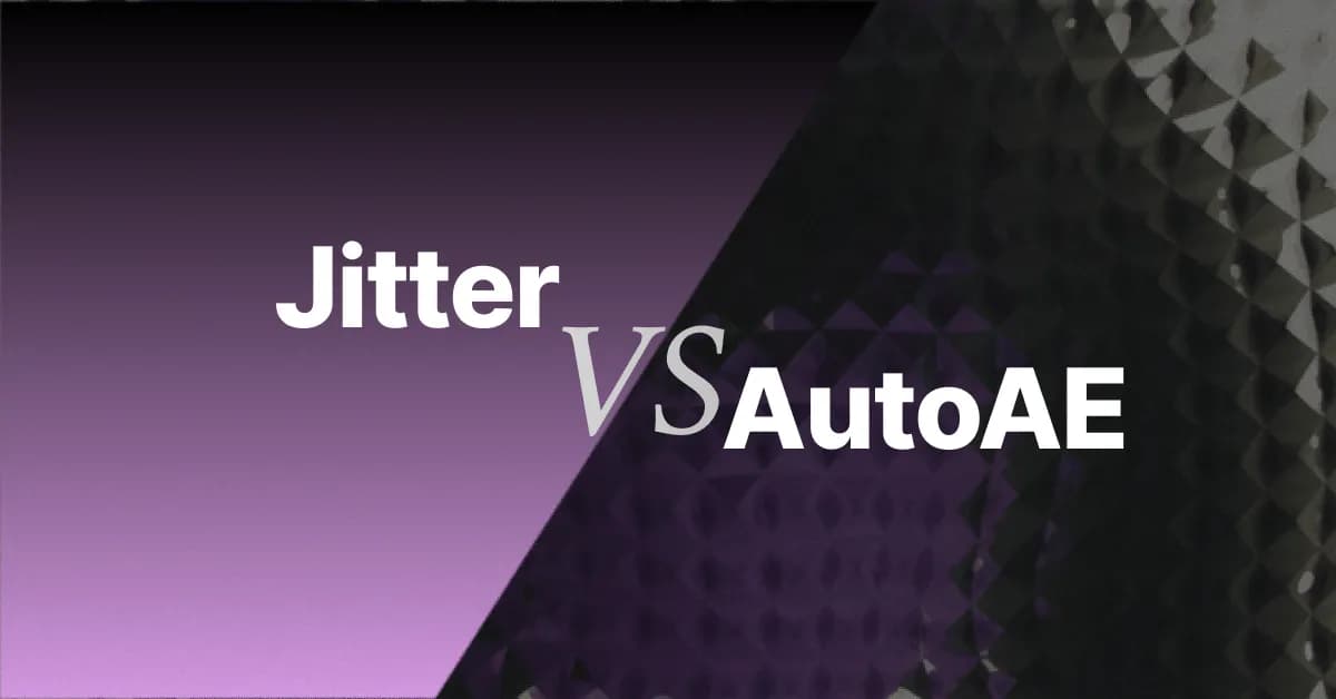 Jitter vs AutoAE (2026): Which Motion Graphics Tool Is Right for You?
