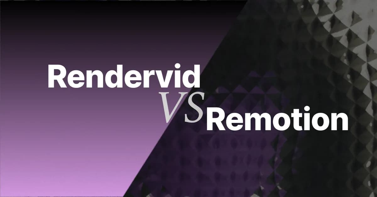 Rendervid vs Remotion (2026): JSON Templates vs React, and the License Truth