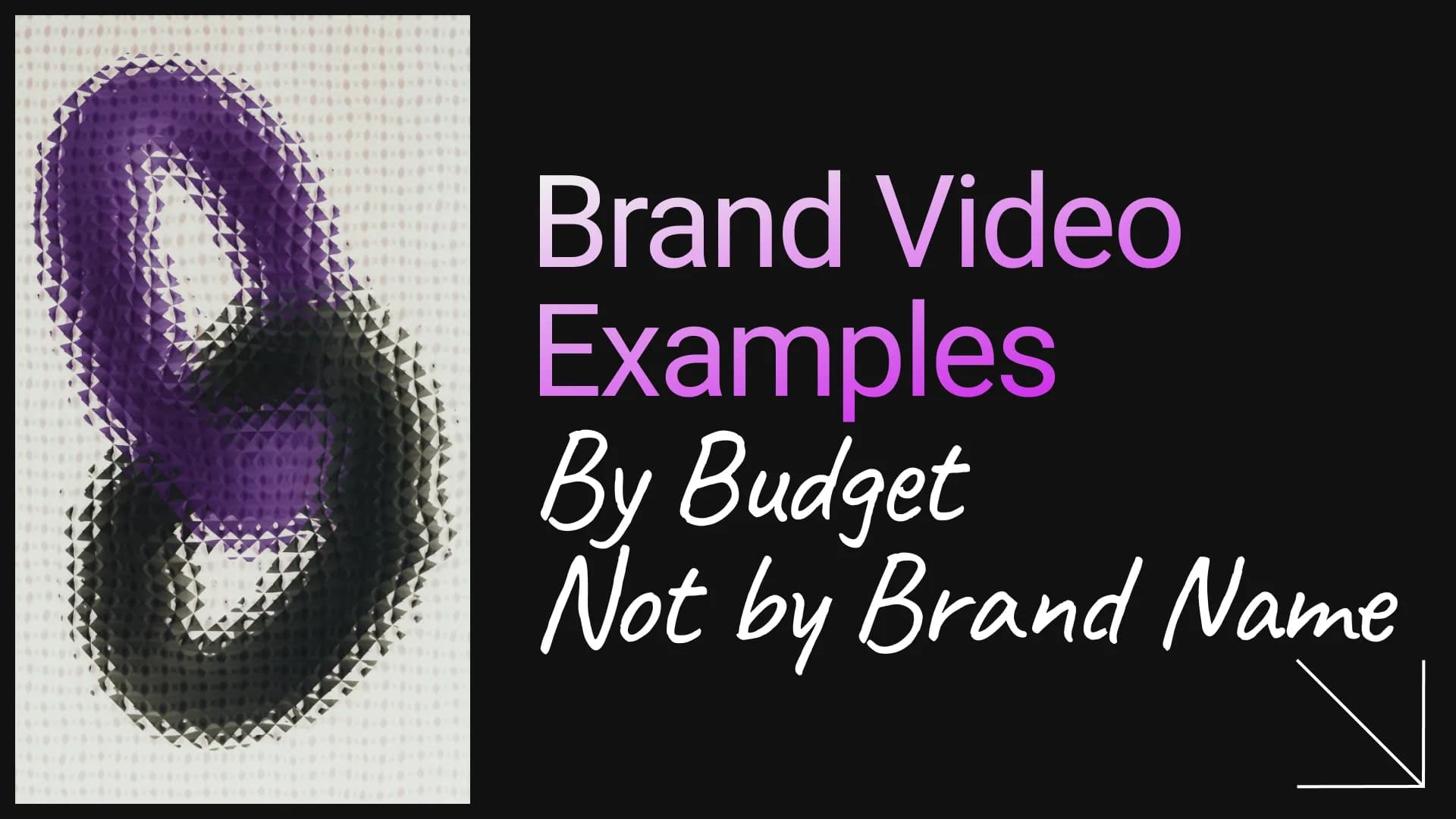 Brand Video Examples by Budget, Not by Brand Name