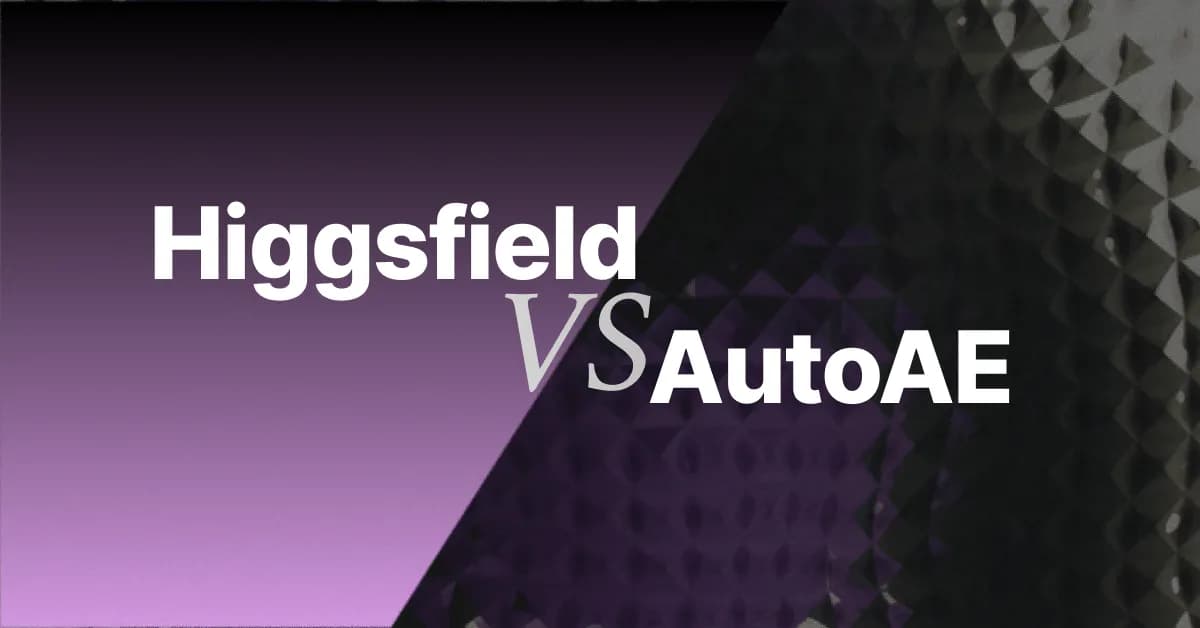 Higgsfield Vibe Motion vs AutoAE (2026): Code vs Templates