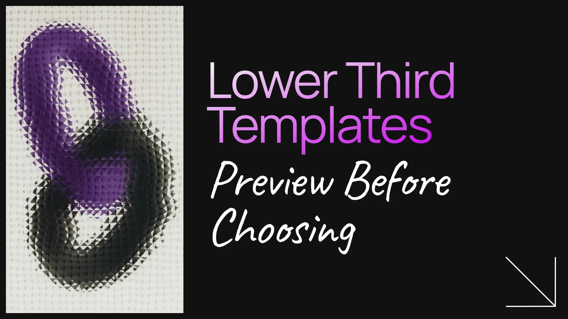Lower Third Templates You Can Preview Before Choosing