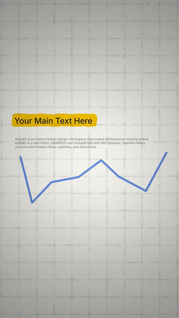template Dynamic Line Graph Animation with Highlight preview