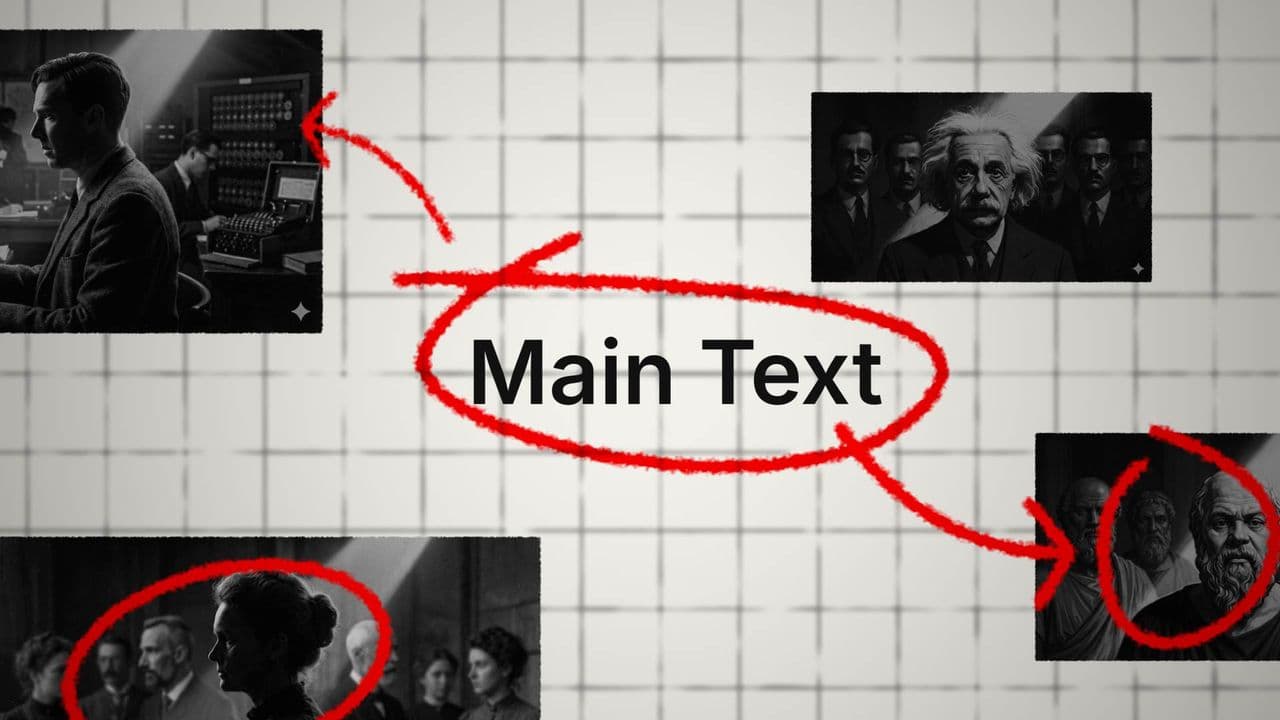 template 4-Point Causal Diagram Animation preview