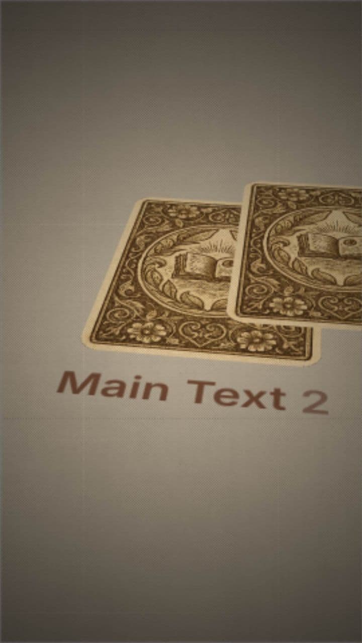 template 5-Card Spread Animation | Vintage Tarot-Style Reveal for 3 Key Concepts preview