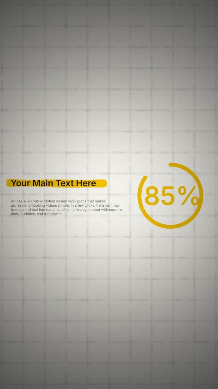 template Clean Progress & Goal Tracking Infographic preview