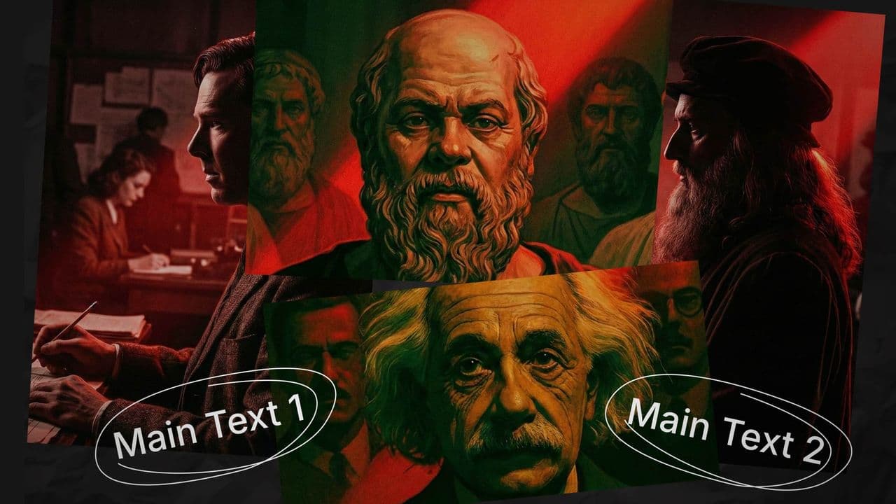 template Dramatic Multi-Image Reveal Animation preview